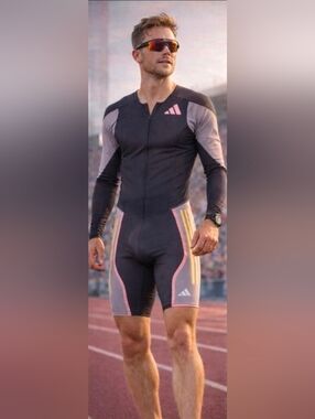 New Adidas Pro Elite Team Olympic Track and Field  Singlet Mens Speedsuit